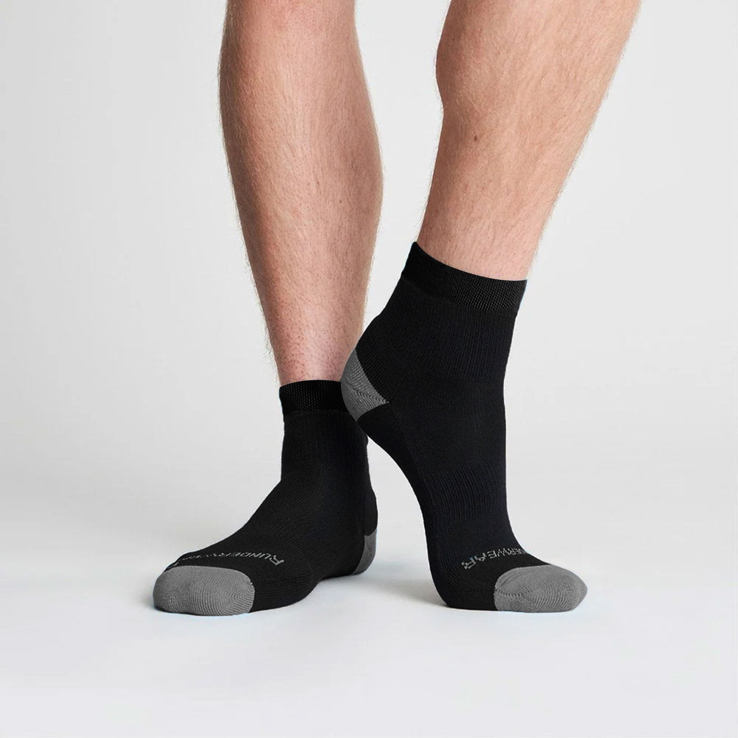 Anti Blister Running Sock - Black/Grey